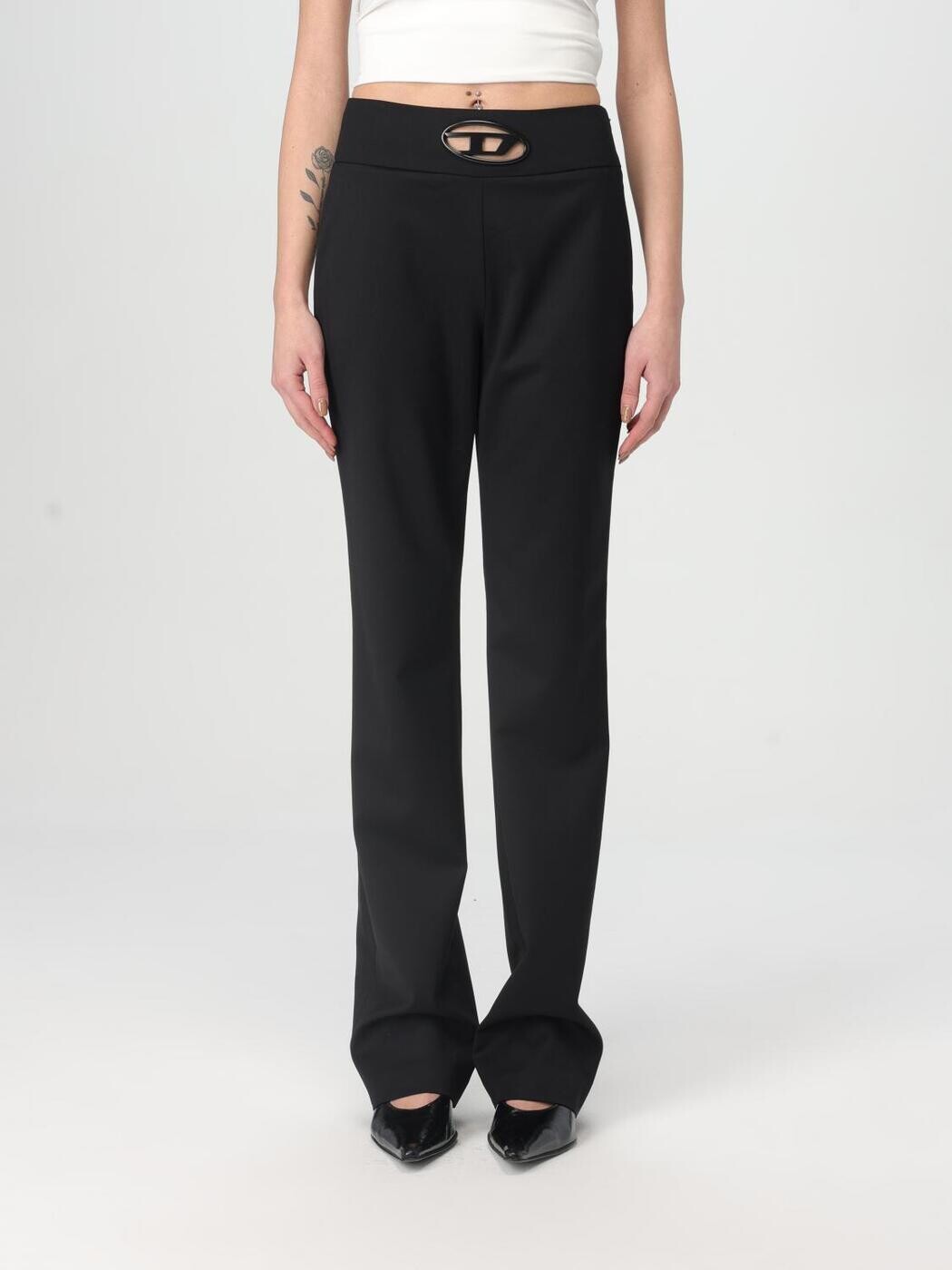 ディーゼル DIESEL ズボン パンツ レディース ブラック Trousers A173650PHAL Black 関税 送料無料 2025AW gi|BRANDSHOP「il Tesoro」