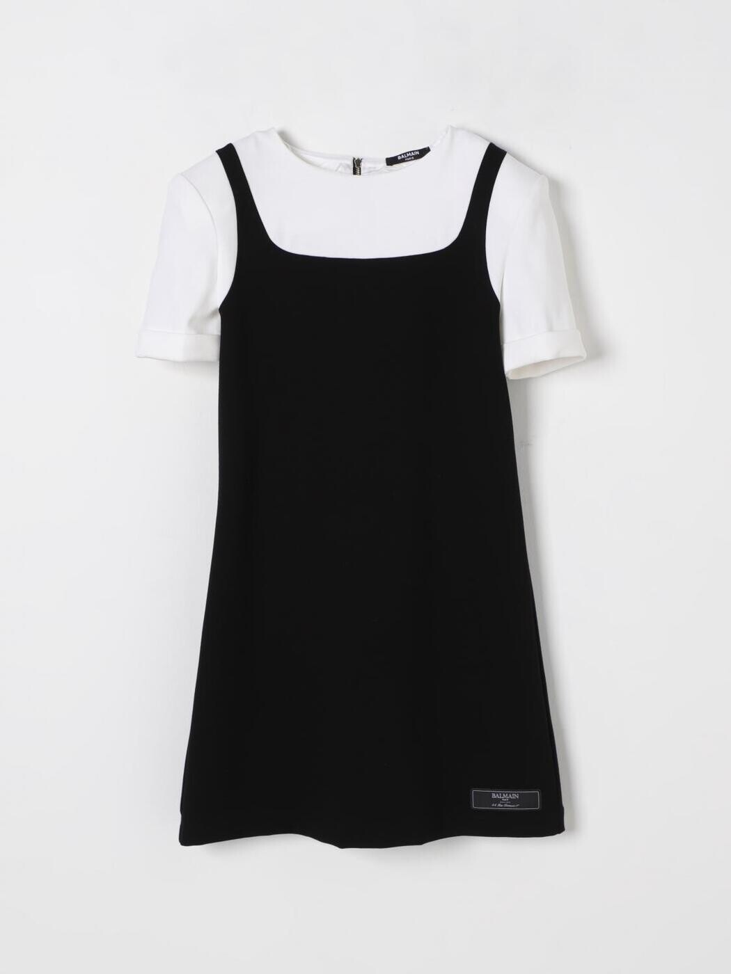 バルマン BALMAIN 衣裳 御召しもの ボーイズ 黒いこと Dresses BW1C41J0371 関税 貨物輸送無料 2025AW gi