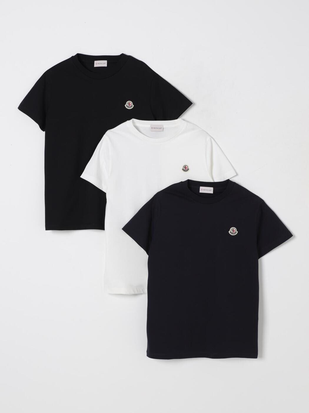 モンク軌跡 MONCLER ロング衣袂ティーシャツ ティーシャツ ボーイズ マルチ色つや Long sleeve t-shirts 8C0001989AT9 関税 貨物輸送無料 2025AW gi