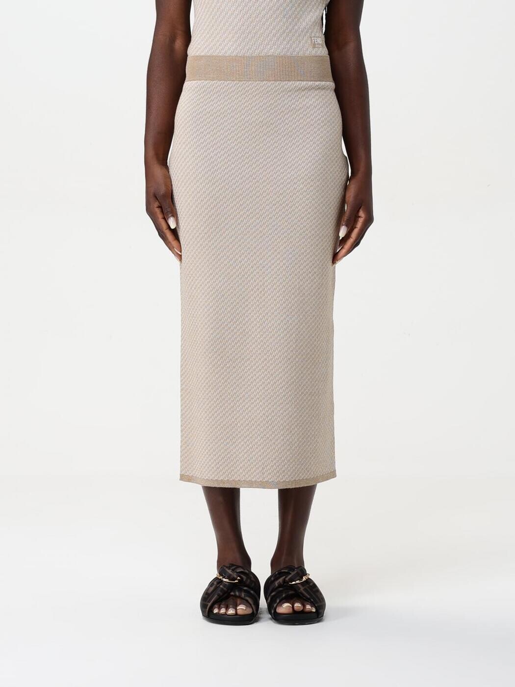 フェンディ FENDI スカート レディース ベージュ Skirts FZQ769ATPY Beige 関税 送料無料 2025SS gi|BRANDSHOP「il Tesoro」