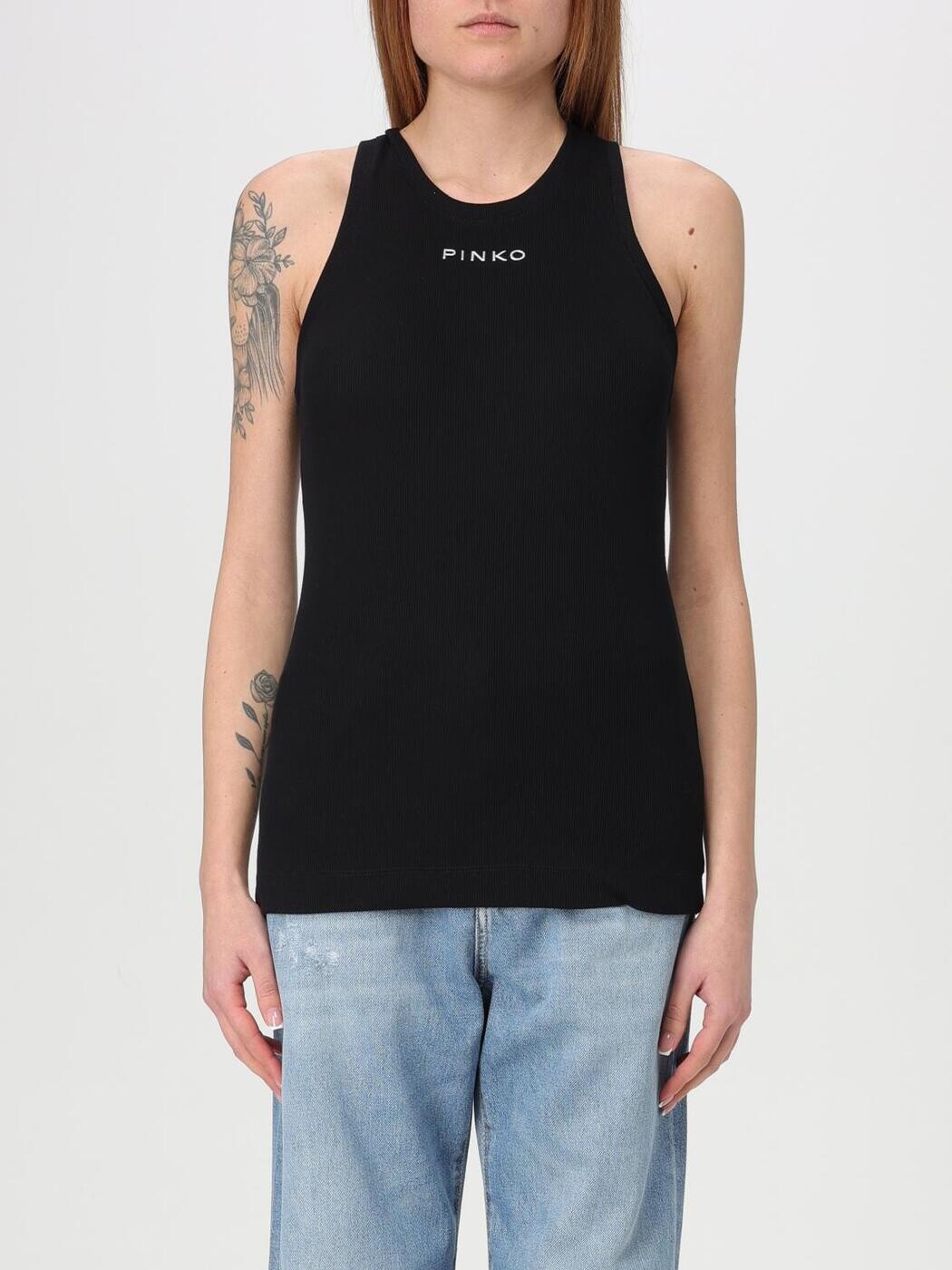 ピンコ PINKO プルオーバー トップス レディース 黒いこと T-shirts and tops 100822A2C1 関税 貨物輸送無料 2025AW gi