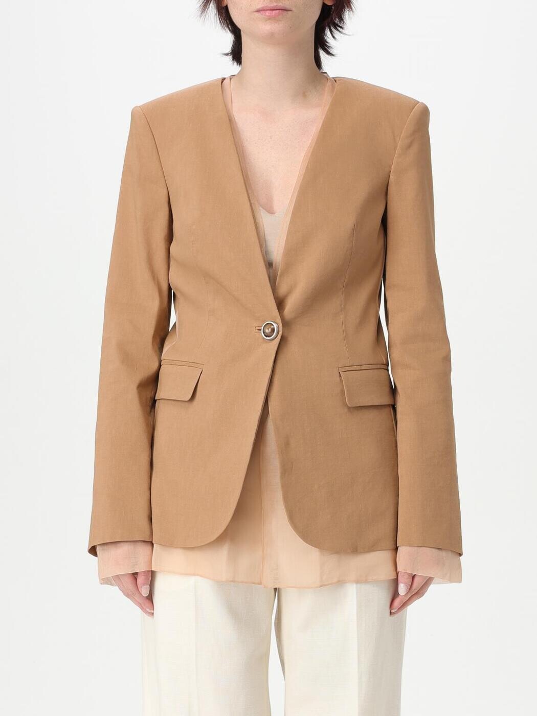 ピンコ PINKO スーツジャケット スーツ ジャケット レディース ブラウン Suit Jackets 104674A2EE Brown 関税 送料無料 2025SS gi｜BRANDSHOP「il Tesoro」