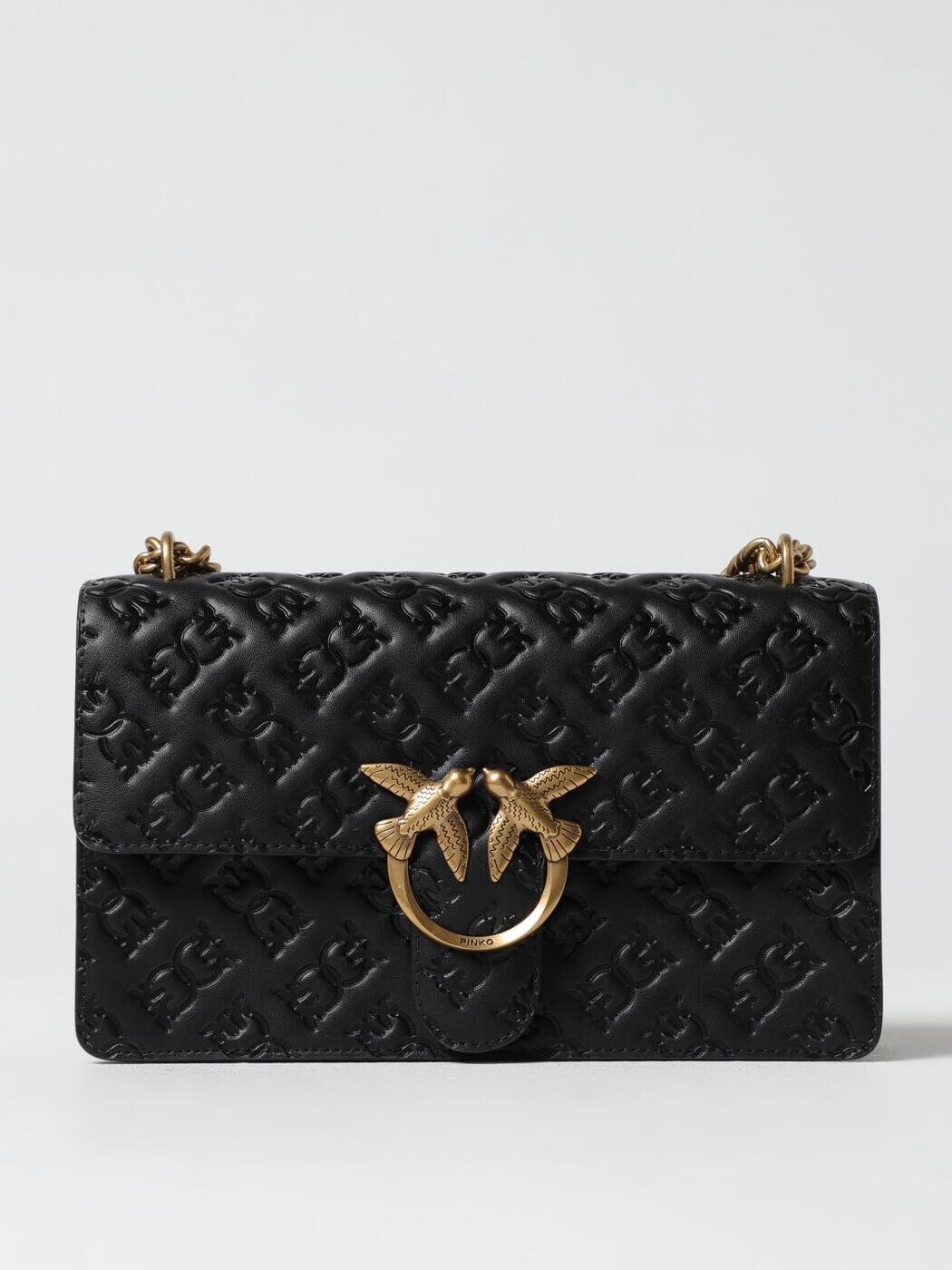 ピンコ PINKO 御徒面子 レディース 黒いこと Business bags 100941A1YB 関税 貨物輸送無料 2025AW gi