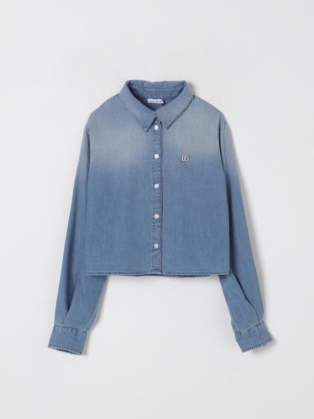 ドルチェ＆ガッバーナ DOLCE\u0026GABBANA プルオーバー ボーイズ 青碧 Casual shirts L56S32LDD07 関税 貨物輸送無料 2025AW gi
