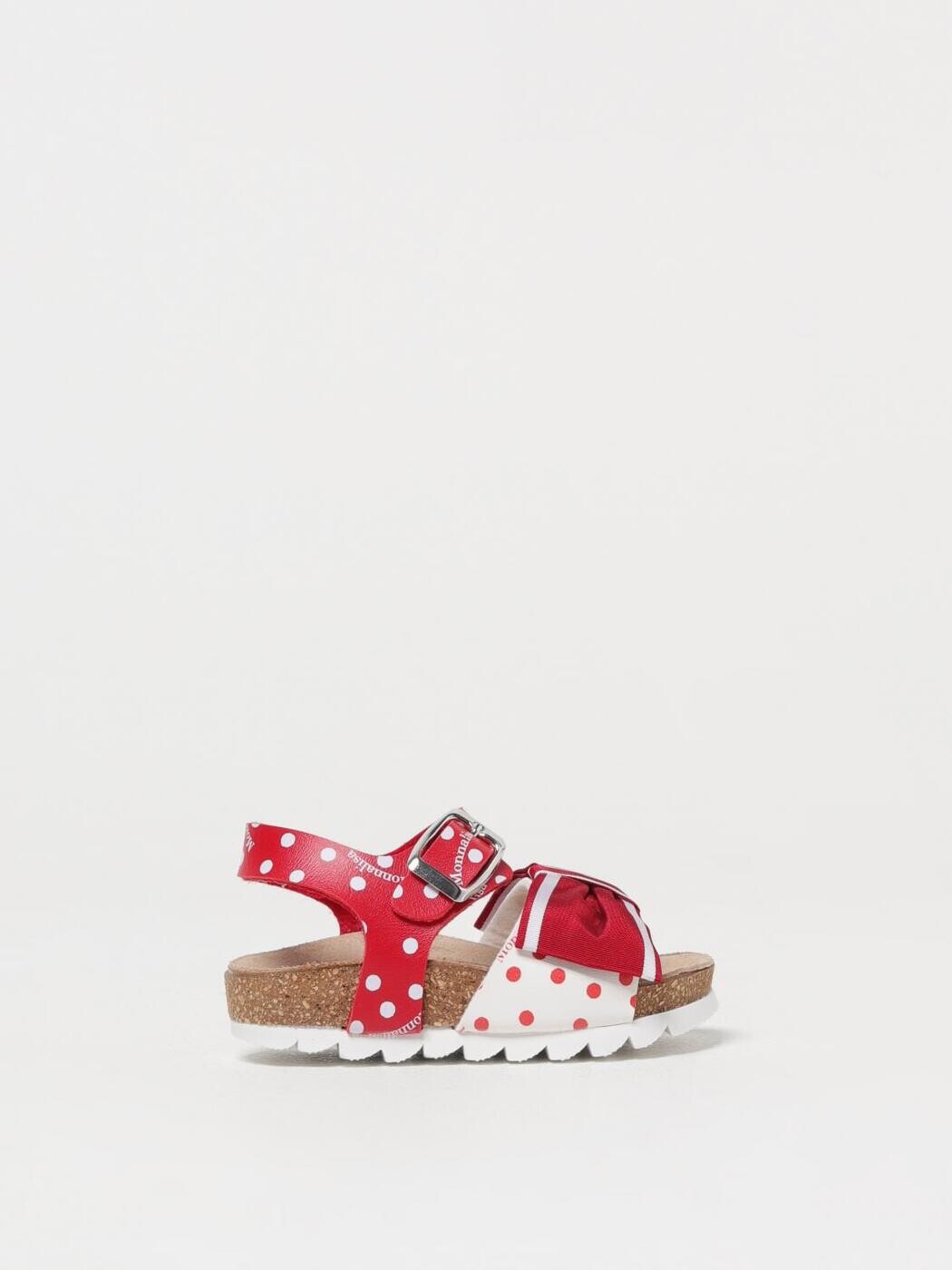 モナリザ MONNALISA バレーシューズ シューズ ガールズ 赤いこと Ballet flats 83E0185720 関税 貨物輸送無料 2025AW gi