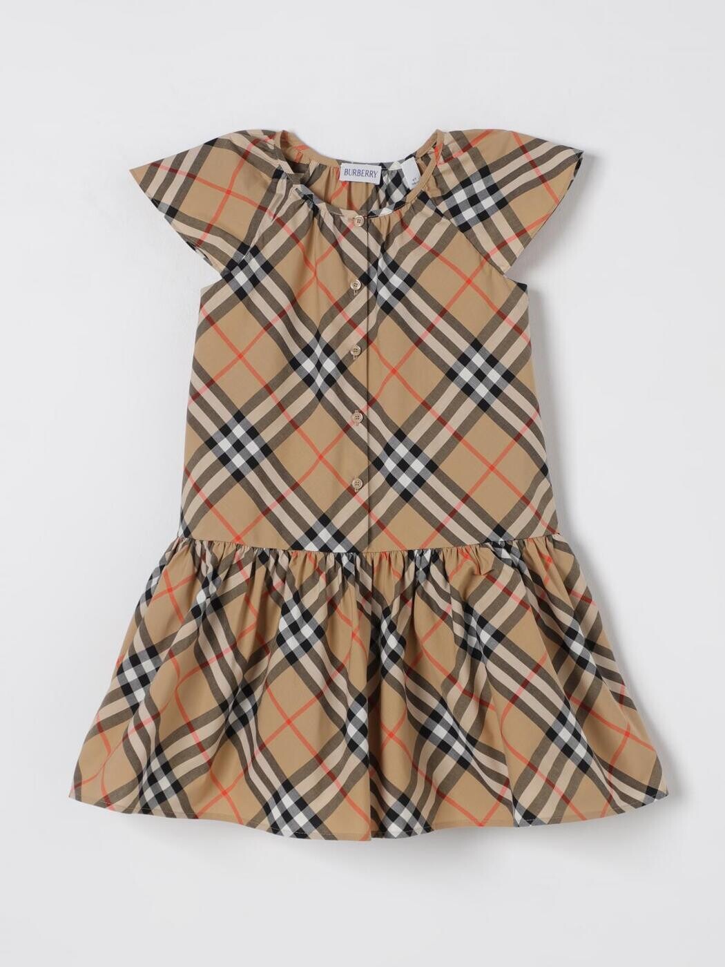 バーバリー BURBERRY ロング御召しもの 御召しもの ガールズ ベージュ Long dresses 8100990 関税 貨物輸送無料 2025SS gi