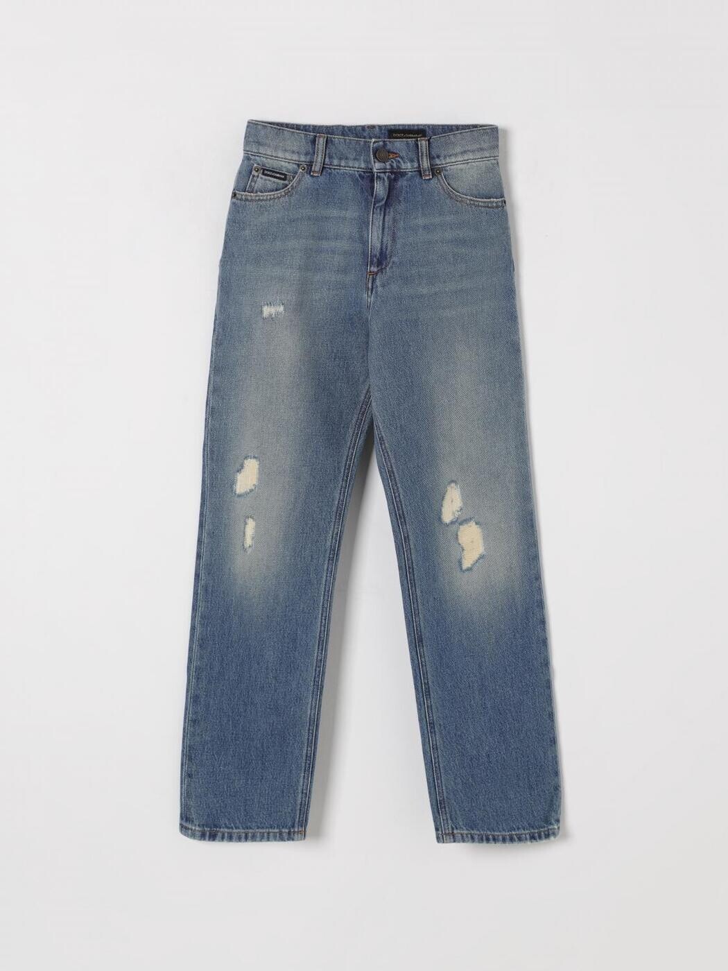 ドルチェ＆ガッバーナ DOLCE\u0026GABBANA レギュラーフィットジーンズ ジーンズ ガールズ マルチ色合い Regular fit jeans L42F44LDD10 関税 貨物輸送無料 2025SS gi