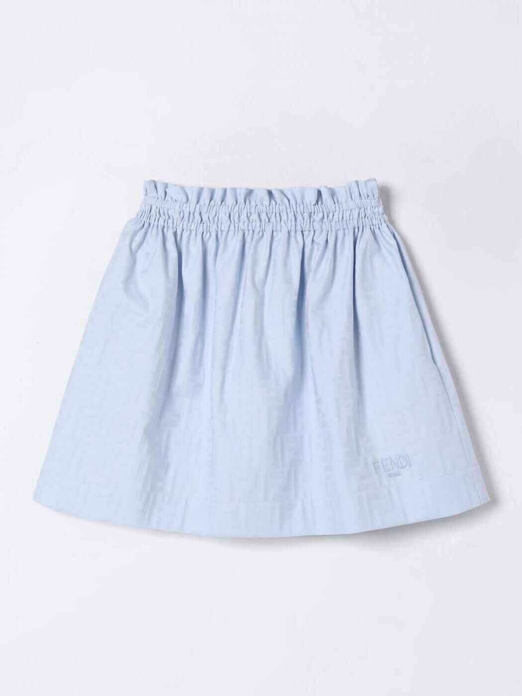 FENDI FENDI ミニ御徒面子 スコート ガールズ 青碧 Mini-skirts JFE163AS64 関税 貨物輸送無料 2025AW gi