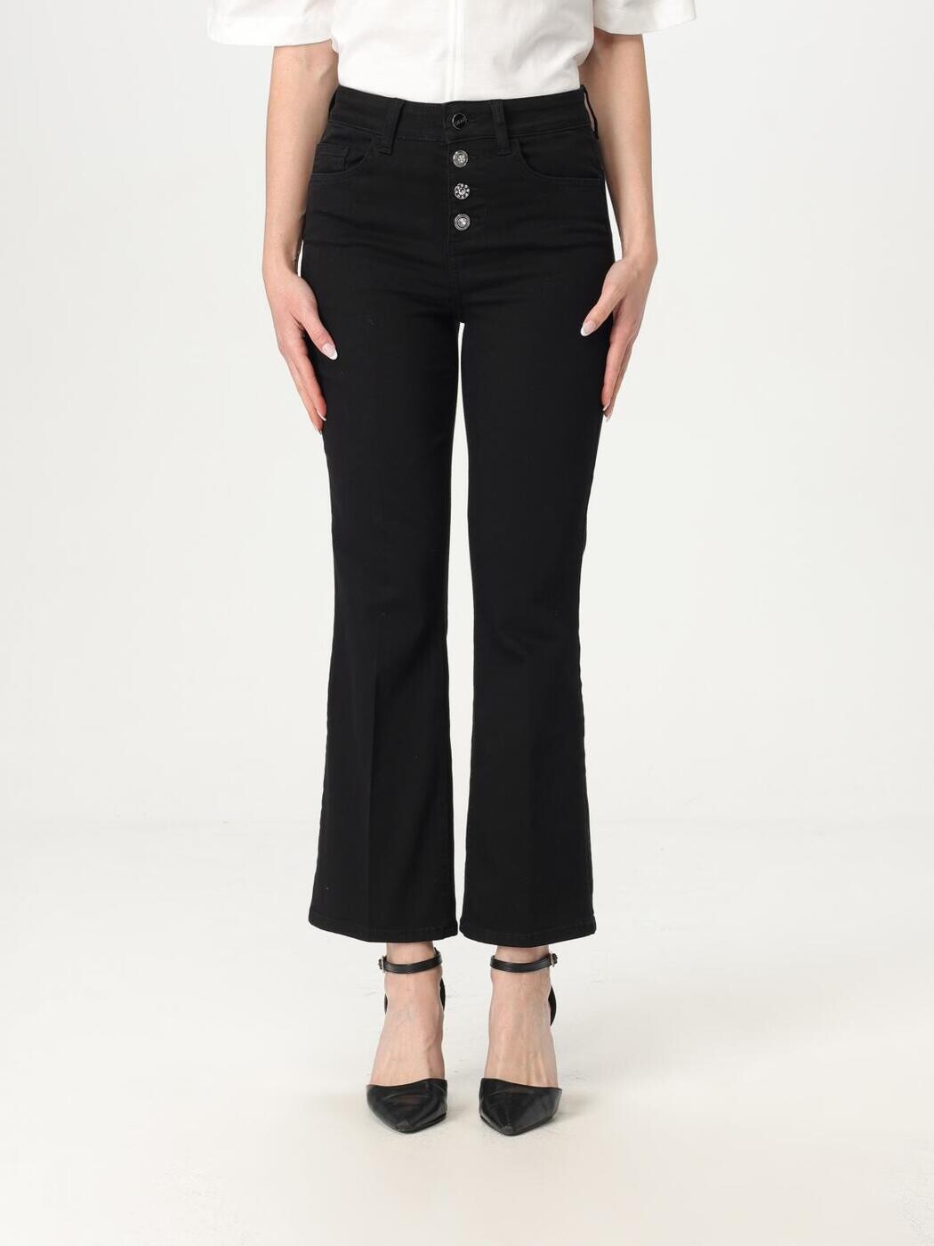 リュー ジョー LIU JO ズボン パンツ レディース ブラック Trousers UA5040T2594 Black 関税 送料無料 2025SS gi|BRANDSHOP「il Tesoro」