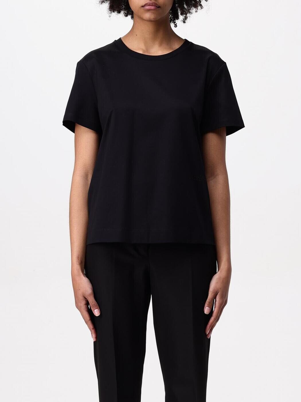 マックス パンパノウサギ MAX MARA スポーツシャツ プルオーバー レディース 黒いこと T-shirts and polo shirts 2511971018600 関税 貨物輸送無料 2025AW gi