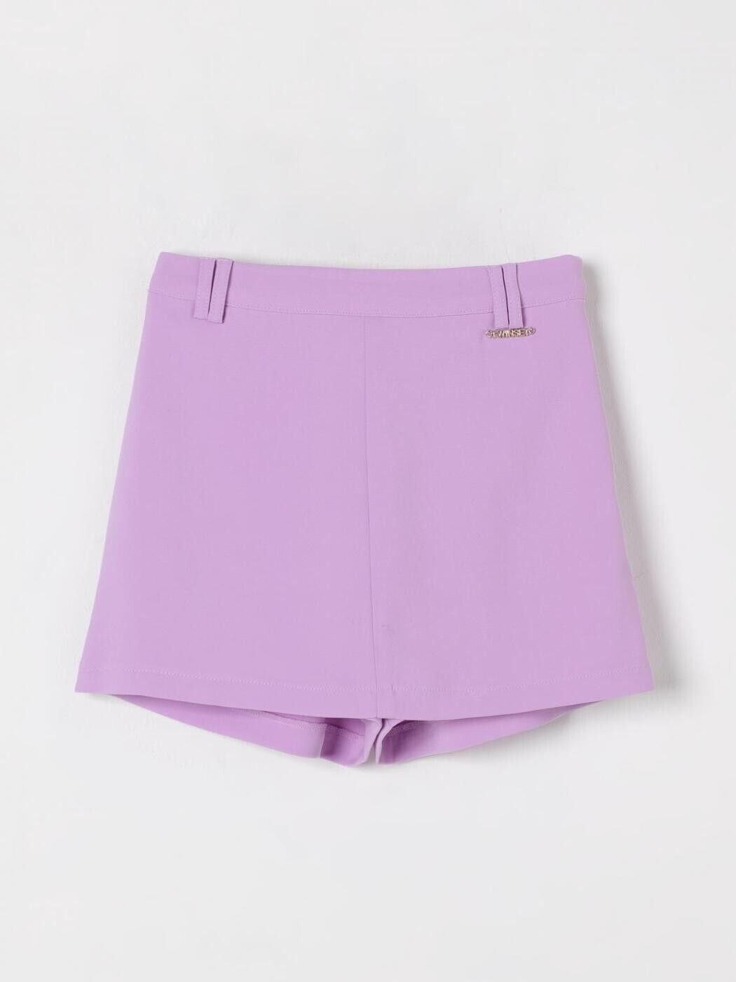 ツインセット TWINSET ショートパンツ パンツ ショーツ ガールズ パープル Shorts 251GJ2QN7 Violet 関税 送料無料 2025AW gi|BRANDSHOP「il Tesoro」
