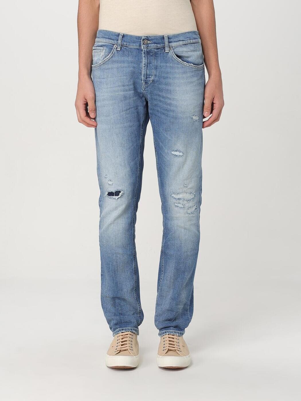 ドンダップ DONDUP デニム メンズ ブルー Jeans UP232DSK297UIR8 Denim 関税 送料無料 2025SS gi｜BRANDSHOP「il Tesoro」