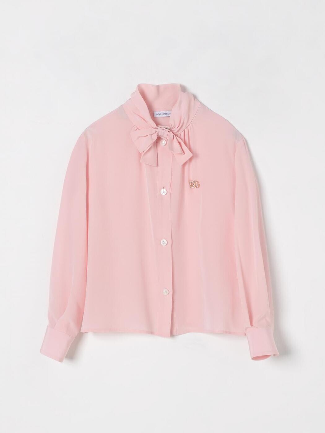 ドルチェ＆ガッバーナ DOLCE\u0026GABBANA フォーマルシャツ プルオーバー ガールズ さくら色 Formal shirts L56S30FU1A8 関税 貨物輸送無料 2025AW gi