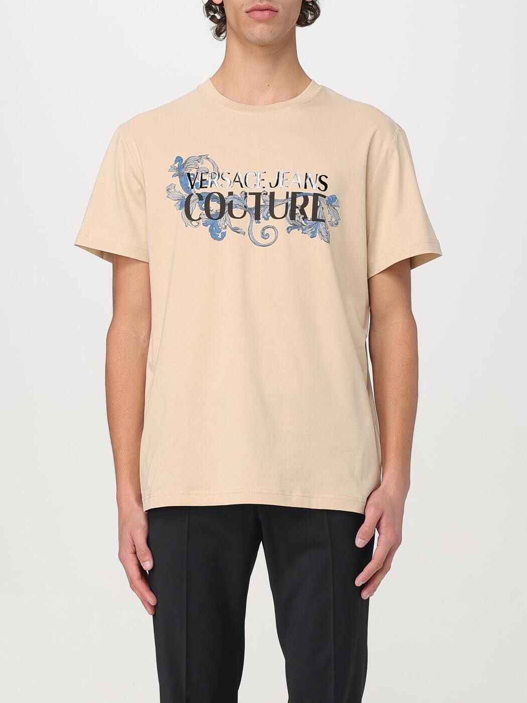 ヴェルサーチ ジーンズ クチュール VERSACE JEANS COUTURE Tシャツ メンズ マルチカラー T-shirts 78GAHC05CJ01C Multicolor 関税 送料無料 2025SS gi|BRANDSHOP「il Tesoro」