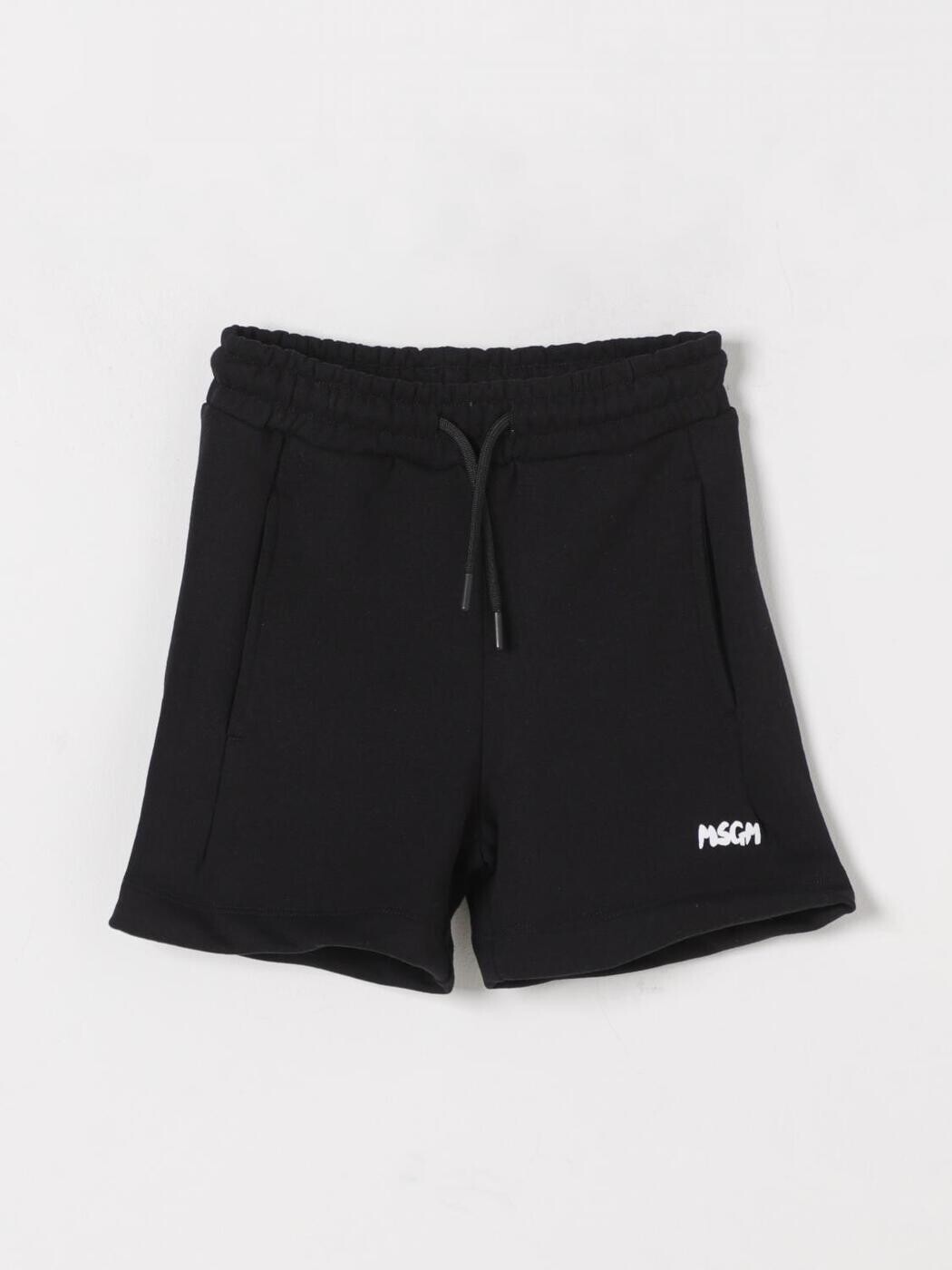 エムエスジーエム MSGM KIDS ズボン下 遊撃手ズボン下 ベビーユニセックス 黒いこと Shorts S5MSJUBE071 関税 貨物輸送無料 2025AW gi
