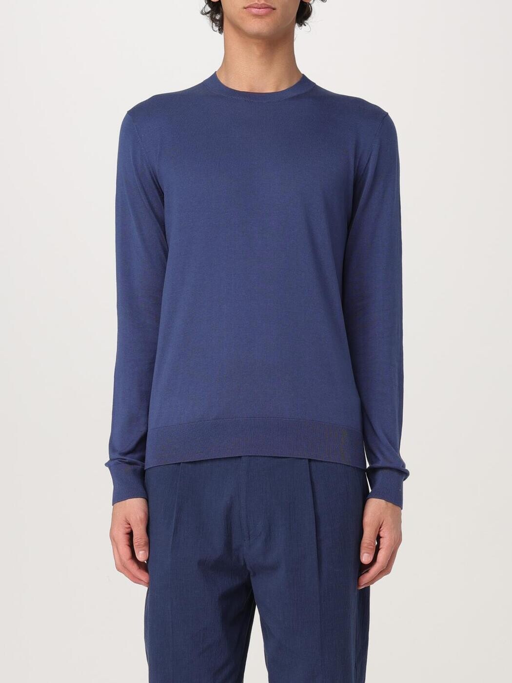 パオロペコラ PAOLO PECORA プルオーバー 編み物御召しもの メンズ Knitwear A002F200 Blue 1 関税 貨物輸送無料 2025AW gi