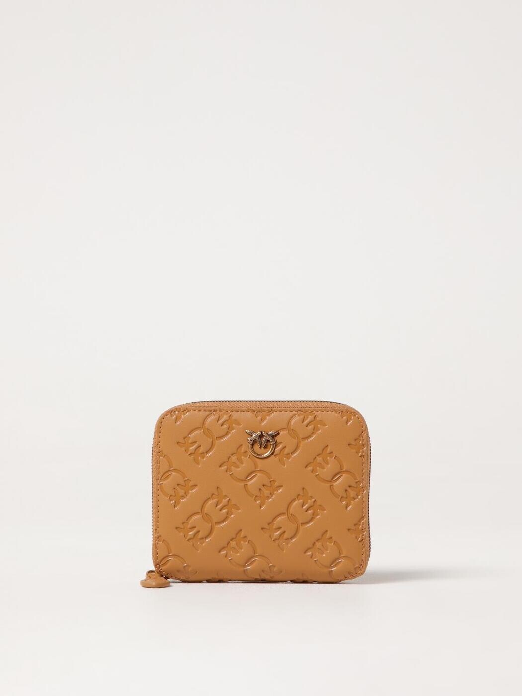 ピンコ PINKO 歌留多保持者 紙入れ レディース 赤銅色 Wallets and Card Holders 100249A1YB Brown 関税 貨物輸送無料 2025SS gi
