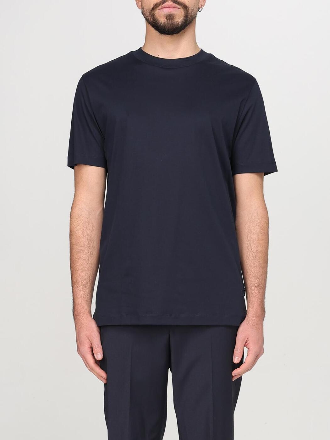 ボス BOSS Tシャツ メンズ ブルー T-shirts 50523931 Blue 関税 送料無料 2025AW gi｜BRANDSHOP「il Tesoro」