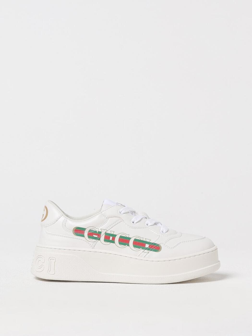 グッチ GUCCI フラットスニーカー スニーカー ボーイズ ホワイト Flat sneakers 8136012SH50 White 関税 送料無料 2025AW gi｜BRANDSHOP「il Tesoro」