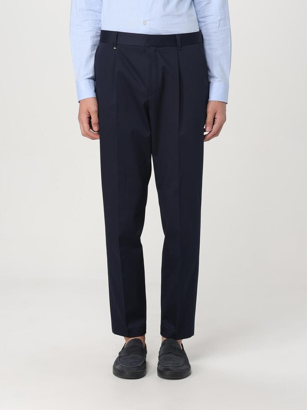 元締め BOSS ズボン ズボン下 メンズ 青み Trousers 50540707 関税 貨物輸送無料 2025SS gi