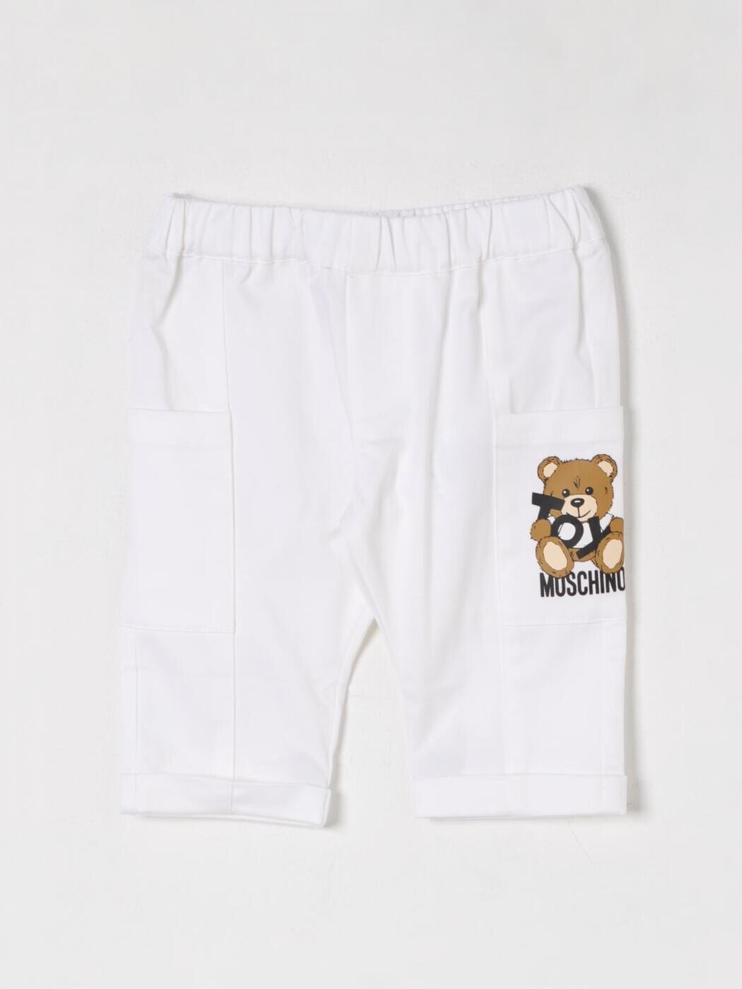 モスキーノ MOSCHINO ズボン ズボン下 ベビーユニセックス 白いこと Pants MUP05CLPA01 関税 貨物輸送無料 2025AW gi