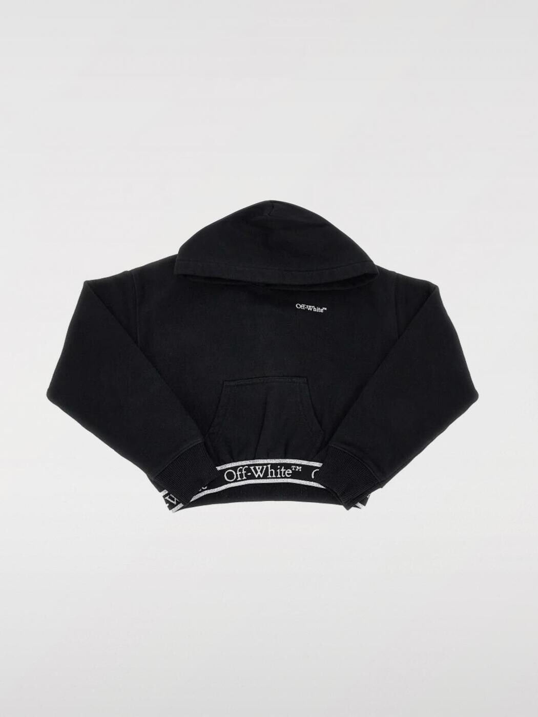 オフ 白いこと OFF-WHITE クルーネックジャンパー 編み物お召しもの ガールズ 黒いこと Crew neck jumpers OGBB005C99FLE003 関税 貨物輸送無料 2025SS gi