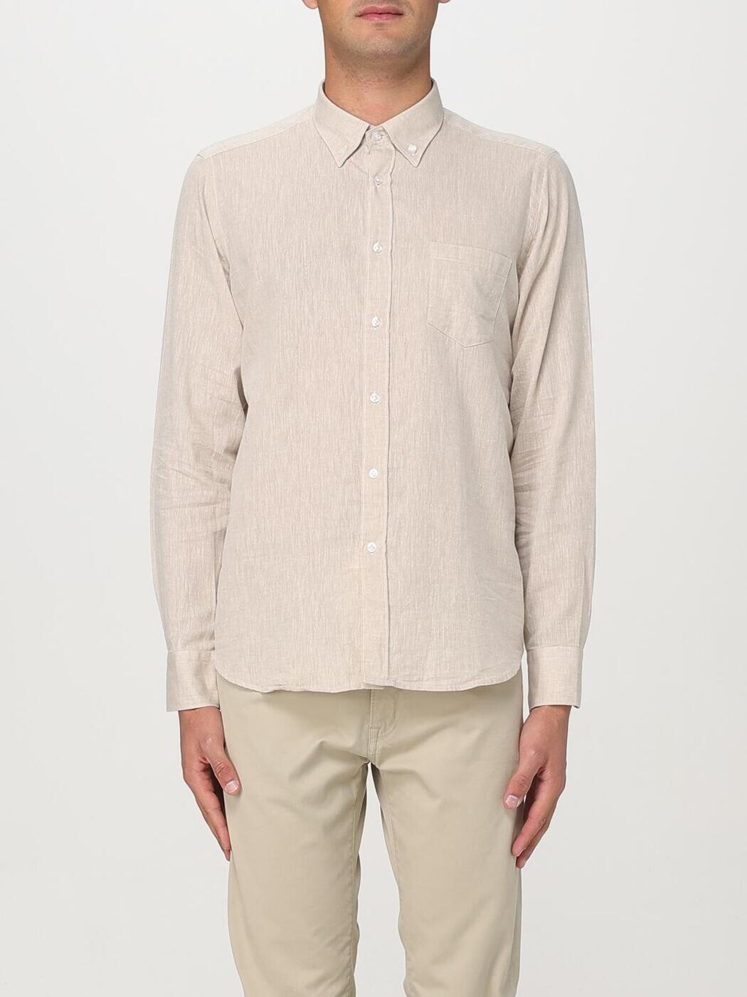 マニュエル・リッツ MANUEL RITZ シャツ メンズ ベージュ Shirts 3832E602LC253301 Beige 関税 送料無料 2025SS gi｜BRANDSHOP「il Tesoro」