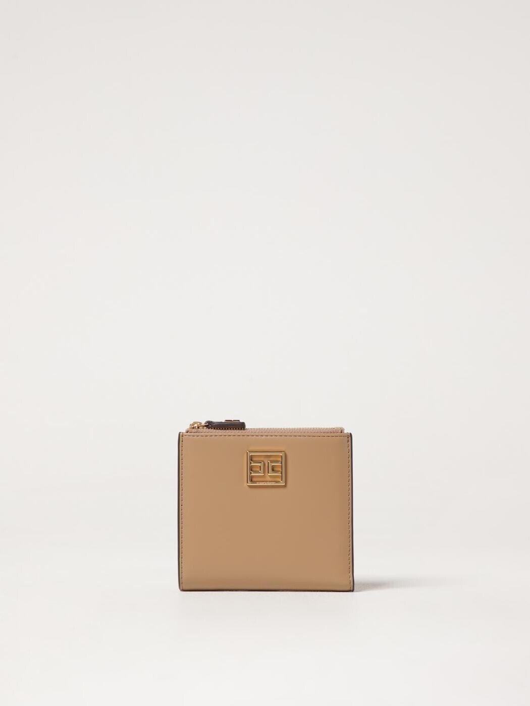 エリザベッタ フランキ ELISABETTA FRANCHI 歌留多保持者 紙入れ レディース 赤銅色 Wallets and Card Holders PF01A Brown 関税 貨物輸送無料 2025AW gi