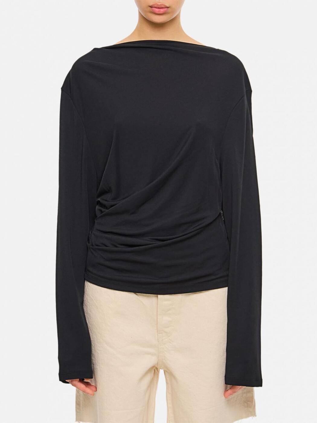 ジャックムス JACQUEMUS Tシャツ トップス レディース ブラック T-shirts and tops 251TO1211026 Black 関税 送料無料 2025AW gi｜BRANDSHOP「il Tesoro」 65,890円