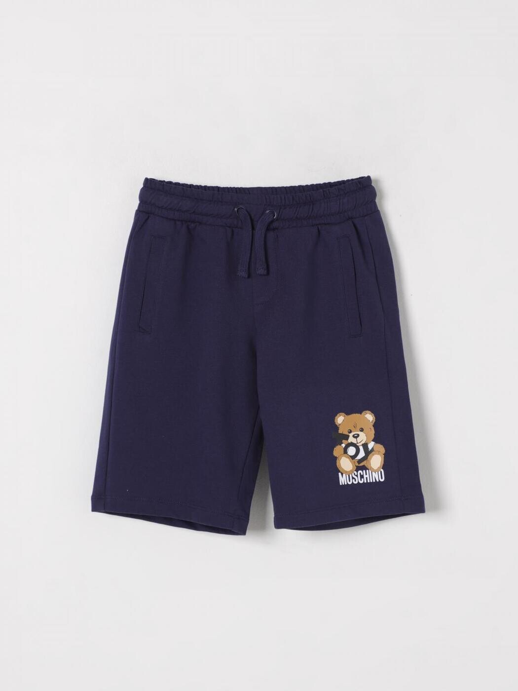 モスキーノ MOSCHINO ショートパンツ　パンツ ショーツ ボーイズ ネイビー Shorts HUQ02ALCA19 Navy 関税 送料無料 2025AW gi｜BRANDSHOP「il Tesoro」