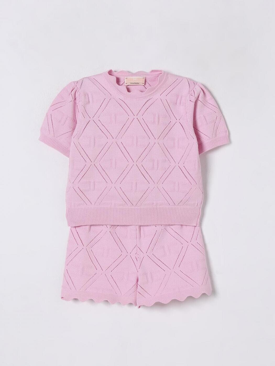 エリザベッタ フランキ ELISABETTA FRANCHI LA MIA BAMBINA トラックスーツ セットアップ ベビーウェア ベビーユニセックス ピンク Tracksuits EGCM006FL060 Pink 関税 送料無料 2025AW gi|BRANDSHOP「il Tesoro」
