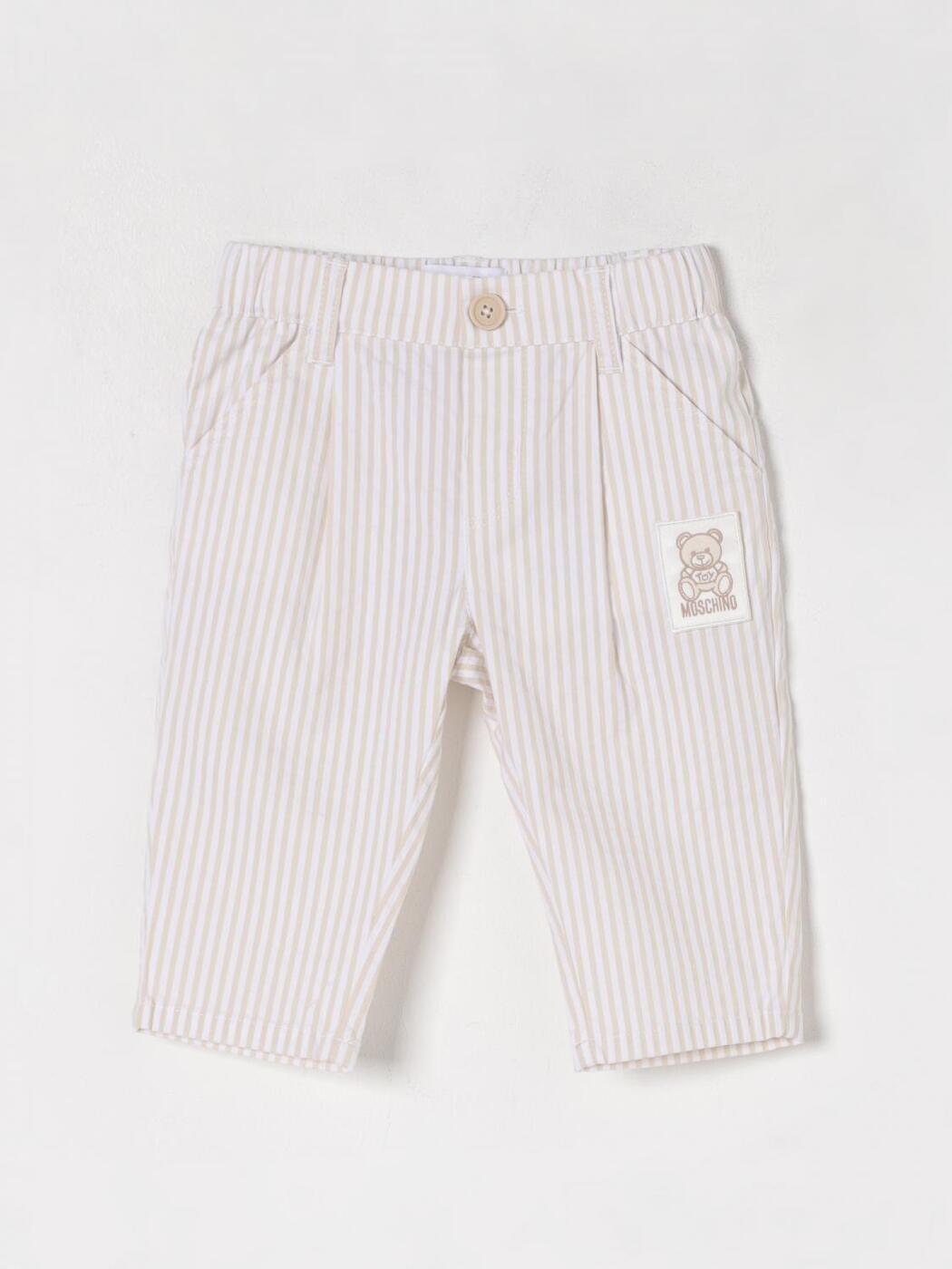 モスキーノ MOSCHINO ズボン ズボン下 ベビーユニセックス 白いこと Pants MUP05ELYE01 関税 貨物輸送無料 2025AW gi