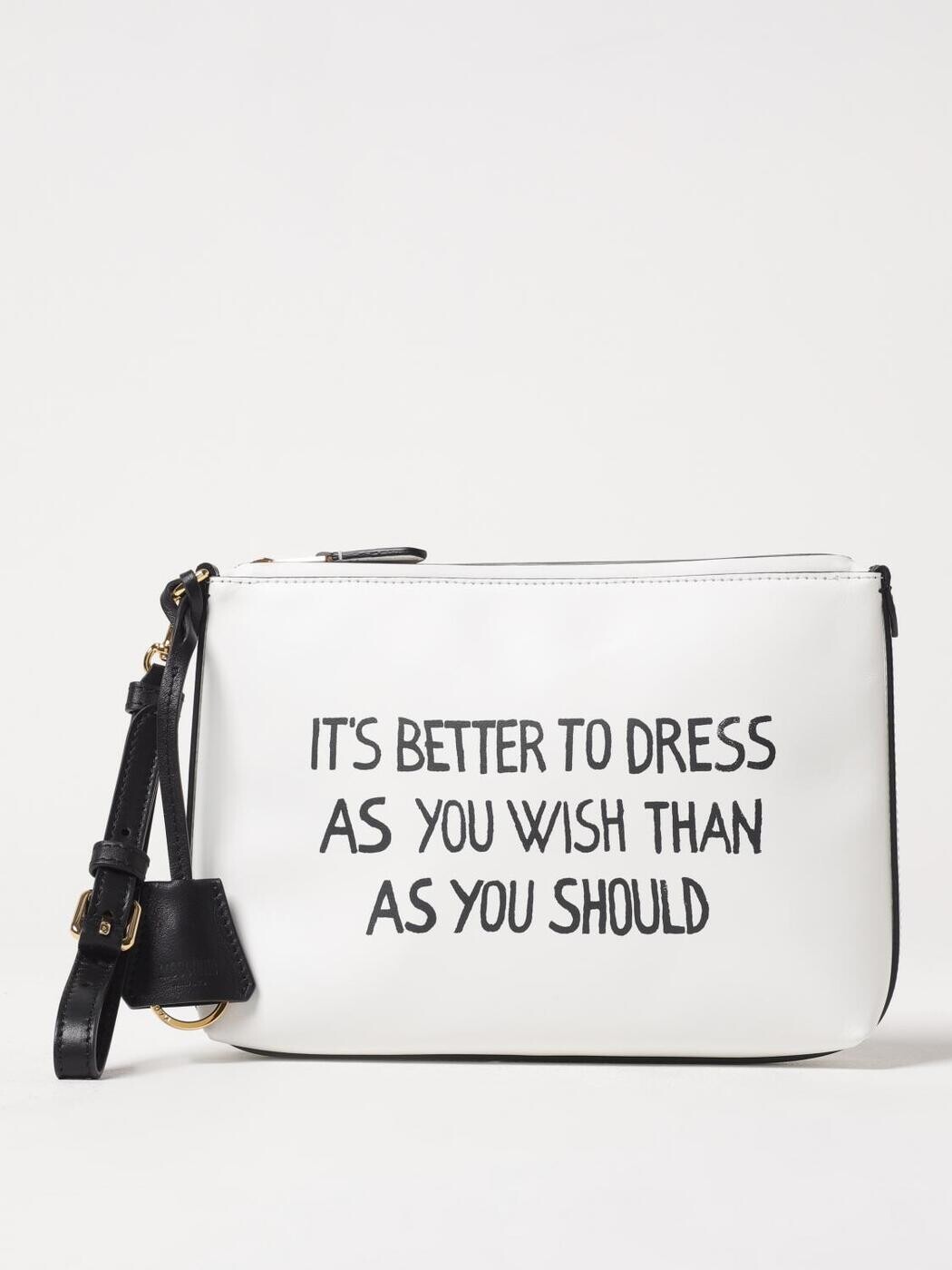 モスキーノクチュール MOSCHINO COUTURE クラッチペダル御徒面子 レディース 白いこと Clutch and wristlets bags MC5310PP1MOM0 関税 貨物輸送無料 2025AW gi