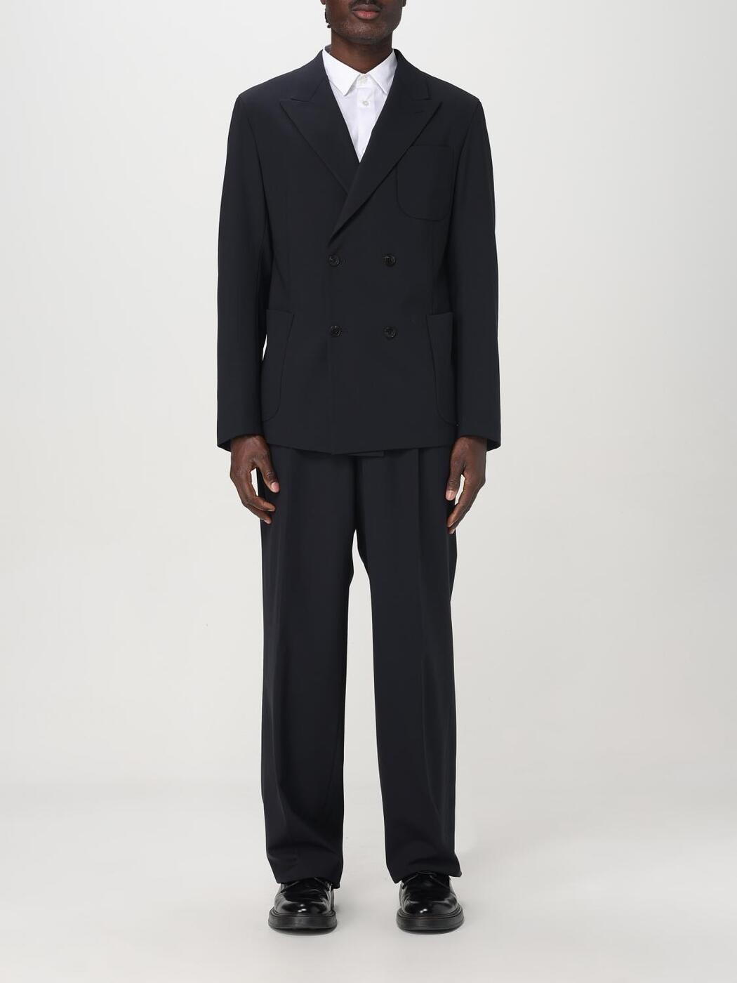 エン急性灰白髄炎 アルマーニ EMPORIO ARMANI フォーマル 背広 メンズ 青み Formal Outfits EM000141TE10404 関税 貨物輸送無料 2025SS gi