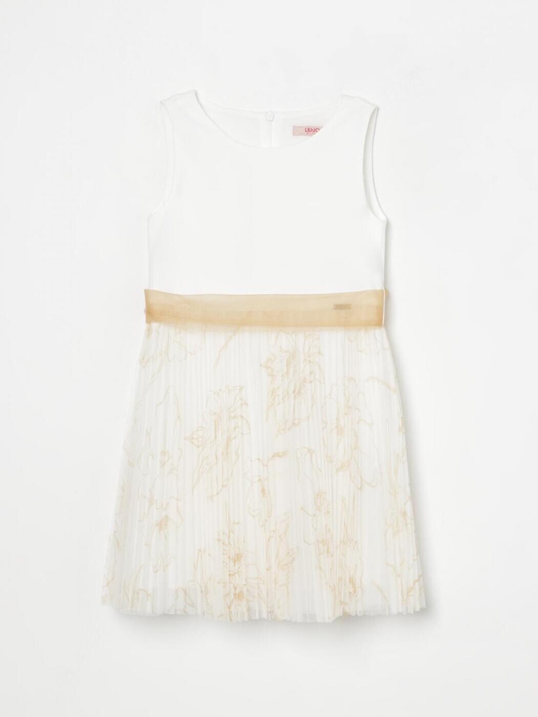 リュー ジョ― LIU JO ロング御召しもの 御召しもの ガールズ 白いこと Long dresses GA5149J4907 関税 貨物輸送無料 2025SS gi