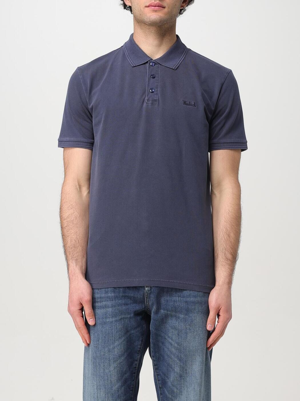 ウールリッチ WOOLRICH ポロシャツ メンズ ブルー Polo shirts CFWOPO0065MRUT1483 Blue 関税 送料無料 2025AW gi|BRANDSHOP「il Tesoro」