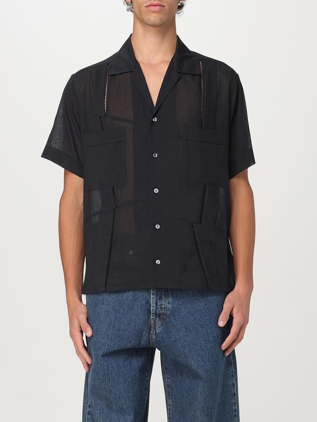 マリアーノ MAGLIANO シャツ メンズ ブラック Shirts T28019922LU22 Black 関税 送料無料 2025SS gi|BRANDSHOP「il Tesoro」