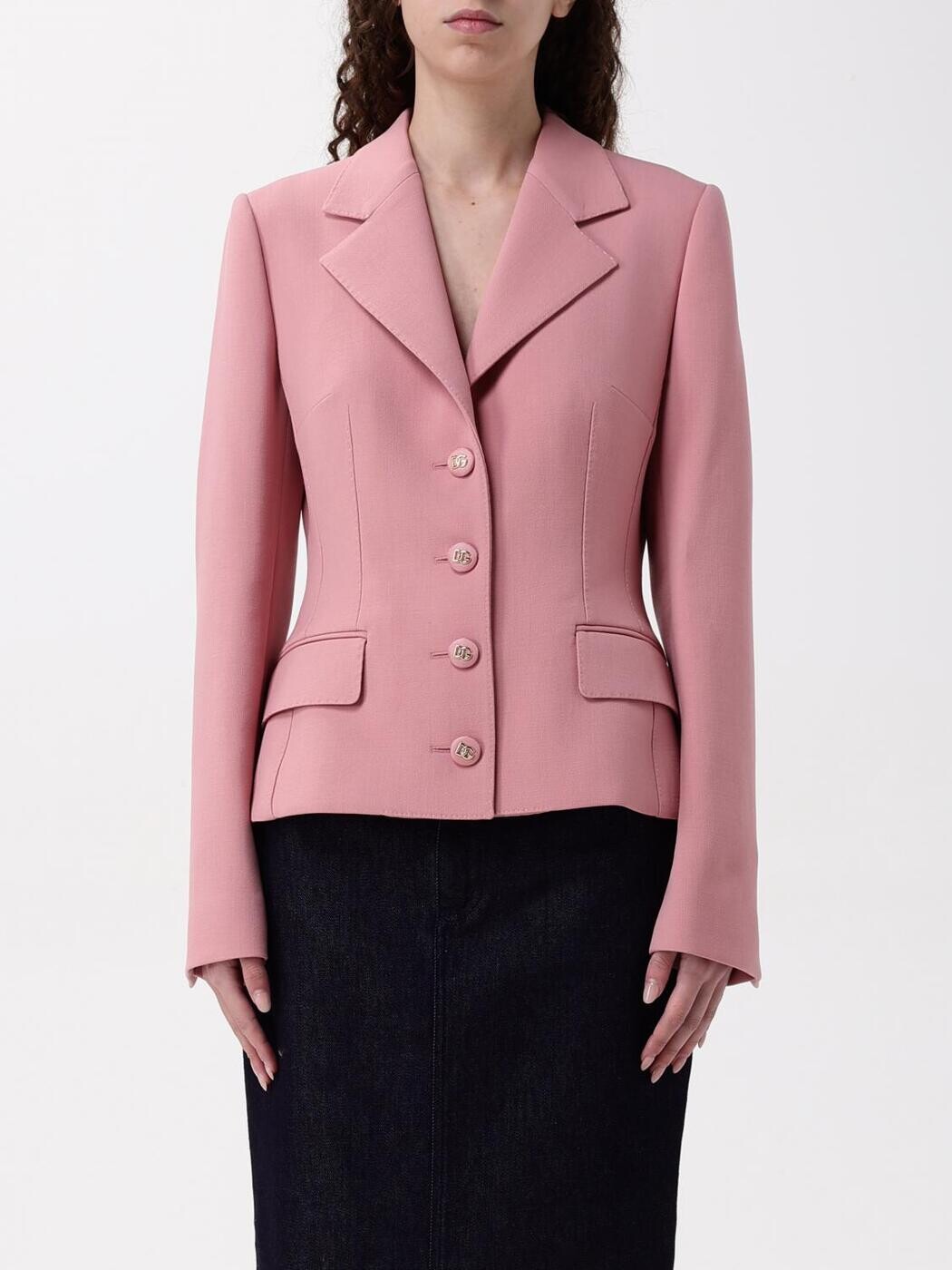 ドルチェ\u0026ガッバーナ DOLCE\u0026GABBANA 背広上衣 背広 上衣 レディース さくら色 Suit Jackets F27DSTFU2L8 関税 貨物輸送無料 2025AW gi コート・ジャケット-レディースファッション