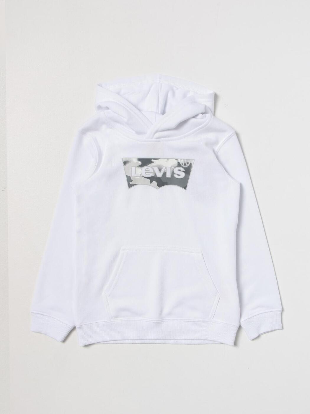 リーバイス LEVI クルーネックジャンパー ニットウェア ボーイズ ホワイト Crew neck jumpers EH299 関税 送料無料 2025AW gi