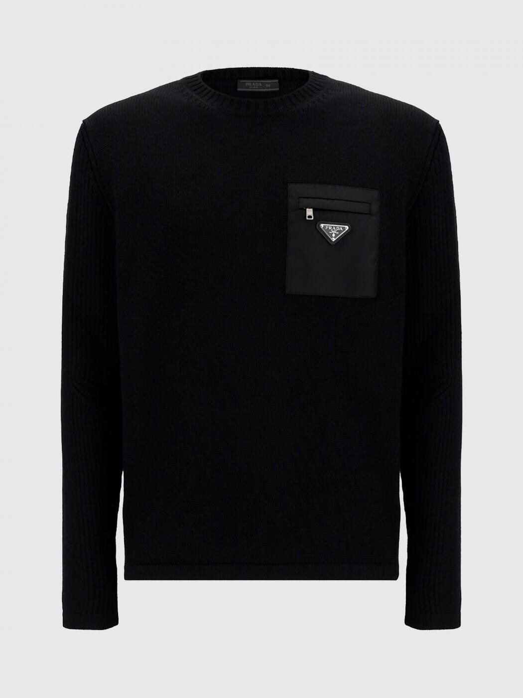 プラダ PRADA セーター ニットウェア メンズ ブラック Knitwear UMB0491W4X Black 関税 送料無料 2026AW gi|BRANDSHOP「il Tesoro」