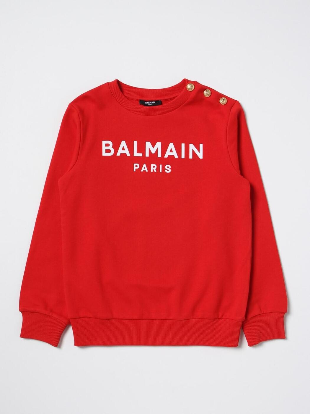 バルマン BALMAIN クルーネックジャンパー 編み物お召しもの ボーイズ 赤いこと Crew neck jumpers BS4Q30Z0001 関税 貨物輸送無料 2025AW gi