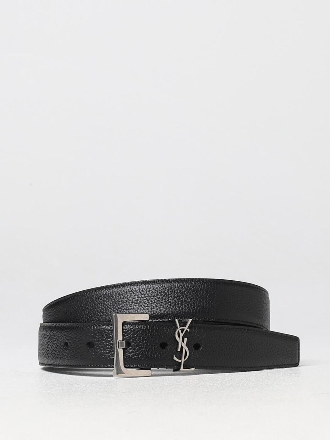前日 サンローラン SAINT LAURENT PARIS 三尺帯 メンズ 黒いこと Belts 634440DTI0E 関税 貨物輸送無料 2026SS gi