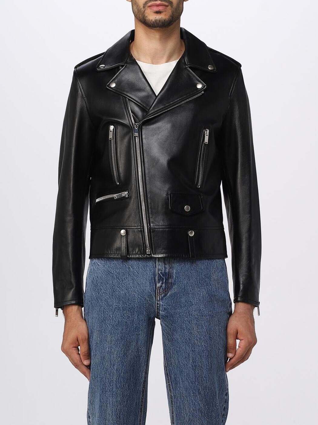 前日 サンローラン SAINT LAURENT PARIS 上衣 メンズ 黒いこと Jackets 484284Y5YA2 関税 貨物輸送無料 2026SS gi