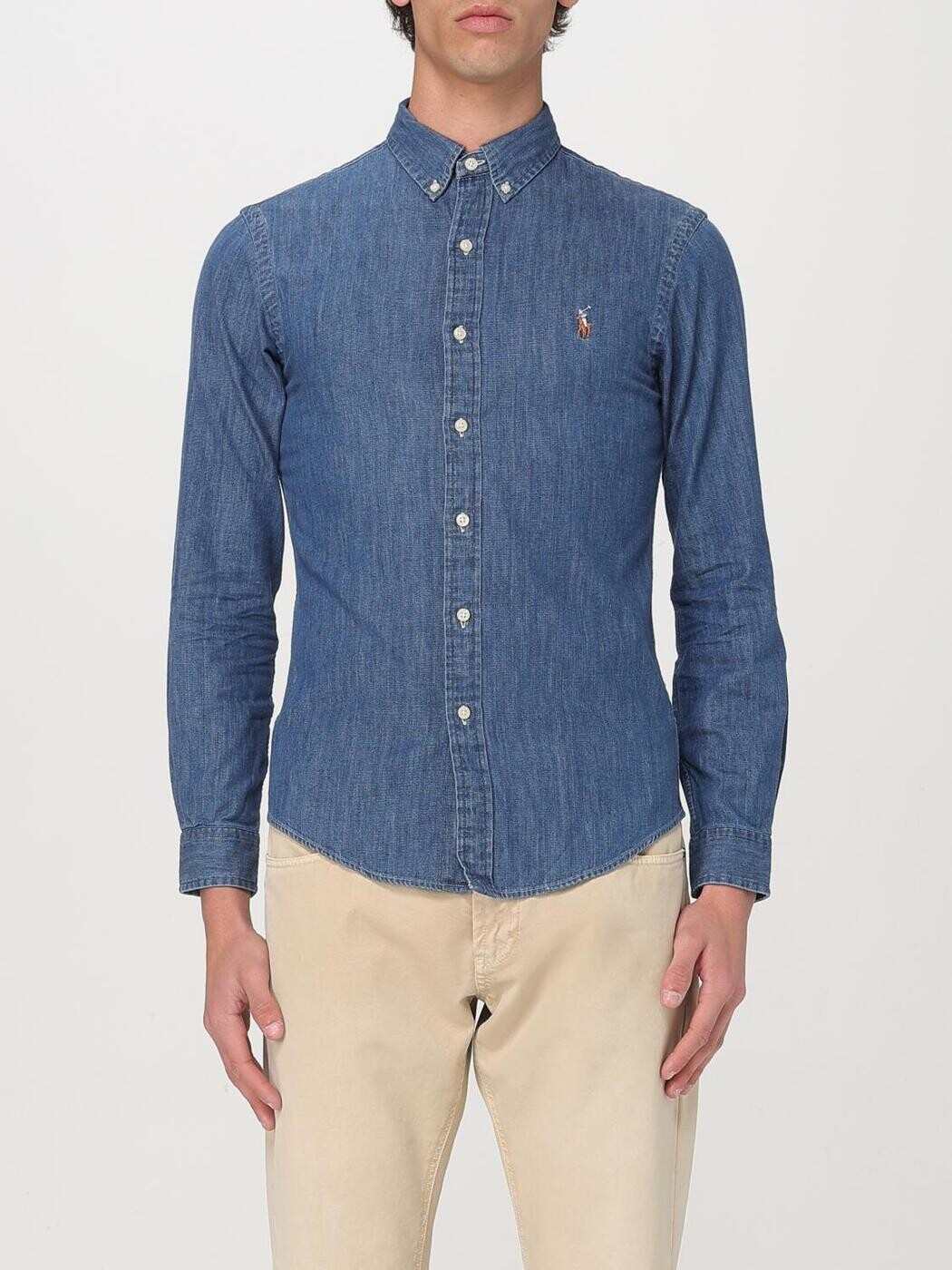 ポロ ラルフ ローレン POLO RALPH LAUREN シャツ メンズ ブルー Shirts 710548539 Denim 関税 送料無料 2026SS gi|BRANDSHOP「il Tesoro」