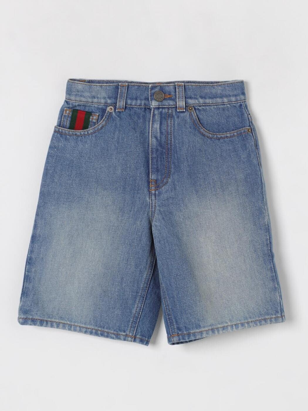 グッチ GUCCI ショートパンツ　パンツ ショーツ ボーイズ ブルー Shorts 805175XDC6E Denim 関税 送料無料 2025AW gi｜BRANDSHOP「il Tesoro」