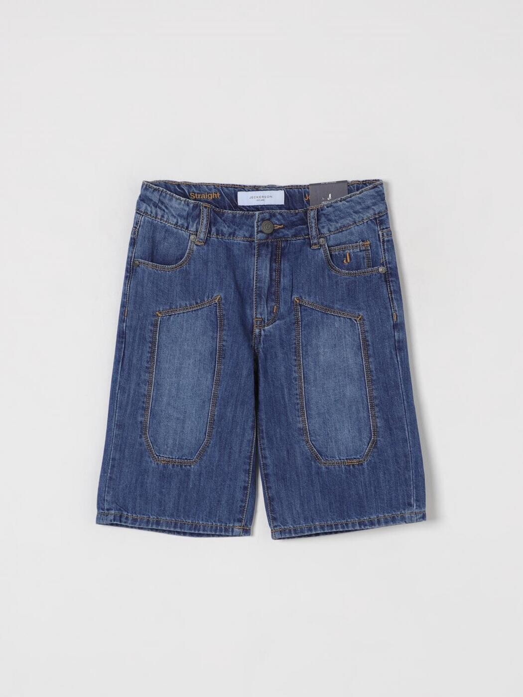 ジェッカーソン JECKERSON ショートパンツ パンツ ショーツ ボーイズ ブルー Shorts 104PJMJS25 Denim 関税 送料無料 2025AW gi|BRANDSHOP「il Tesoro」