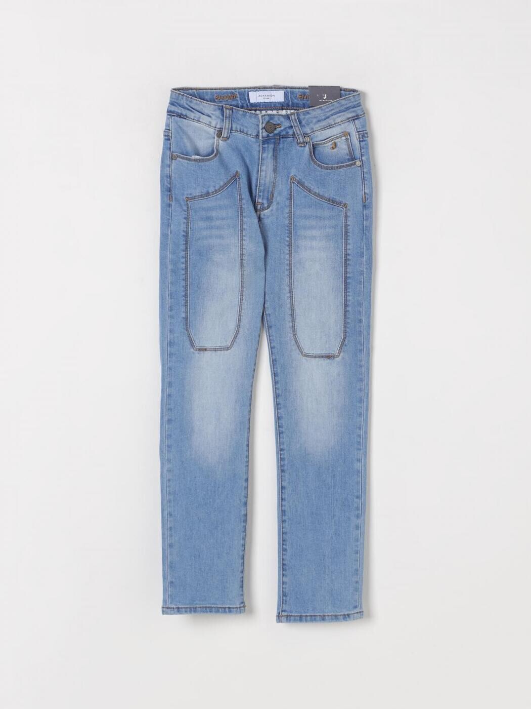 ジェッカーソン JECKERSON レギュラーフィットジーンズ デニム ボーイズ Regular fit jeans 102PJMJS25 Stone Washed 関税 送料無料 2025AW gi|BRANDSHOP「il Tesoro」
