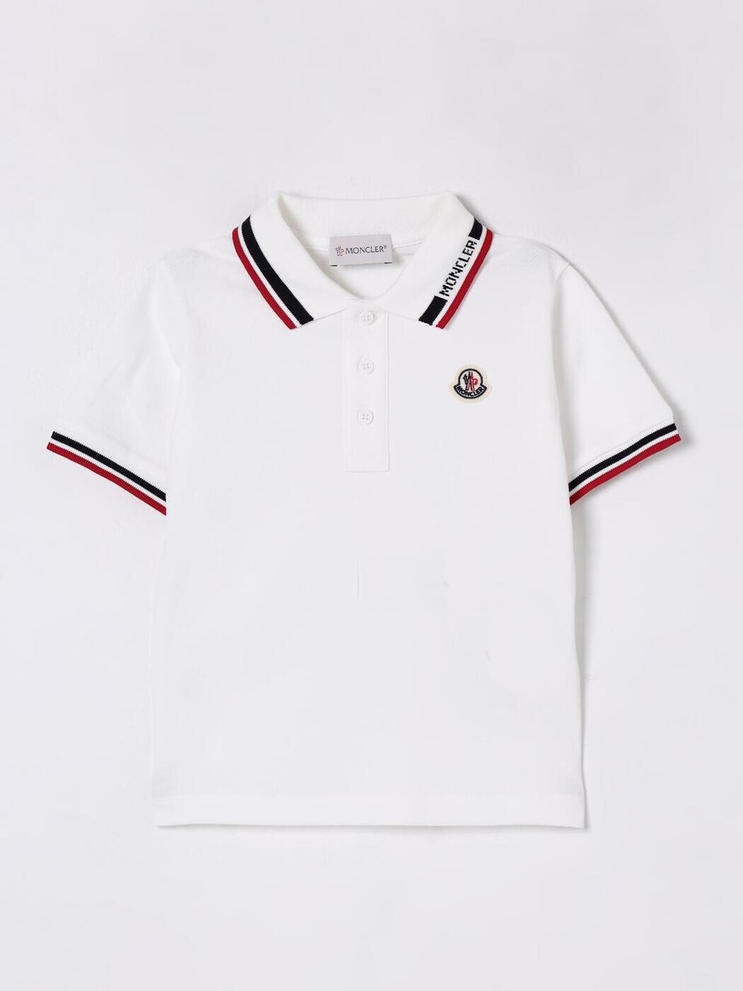 モンク軌跡 MONCLER スポーツシャツ トップス ボーイズ ベージュ Polo shirts 8A0001289ALK 関税 貨物輸送無料 2025AW gi