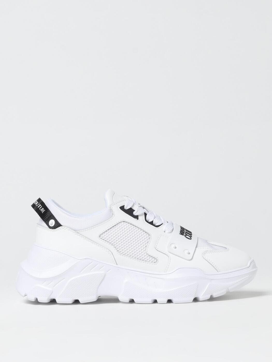 ヴェルサーチ デニム クチュール VERSACE JEANS COUTURE スニーカー メンズ 白いこと Sneakers 78YA3SC4ZSC55 関税 貨物輸送無料 2025AW gi