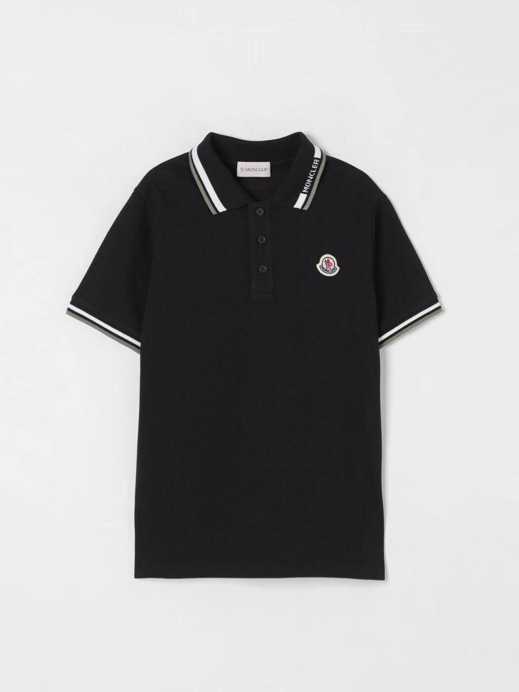 モンク軌跡 MONCLER スポーツシャツ トップス ボーイズ 黒いこと Polo shirts 8A0001289ALK 関税 貨物輸送無料 2025AW gi